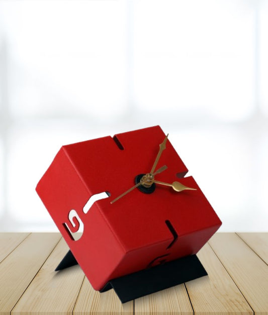 Modern Minimalist Block Table Clock