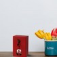 Modern Rectangular Table Clock with Bold Number 6