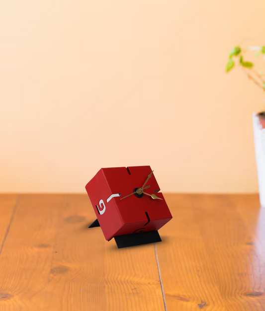 Modern Minimalist Block Table Clock