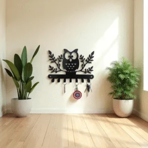 Forest Owl Wall Key Hanger