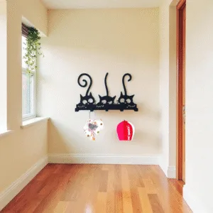 Peeking Cats Wall Key Hanger