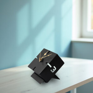 Modern Minimalist Block Table Clock