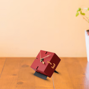 Modern Minimalist Block Table Clock