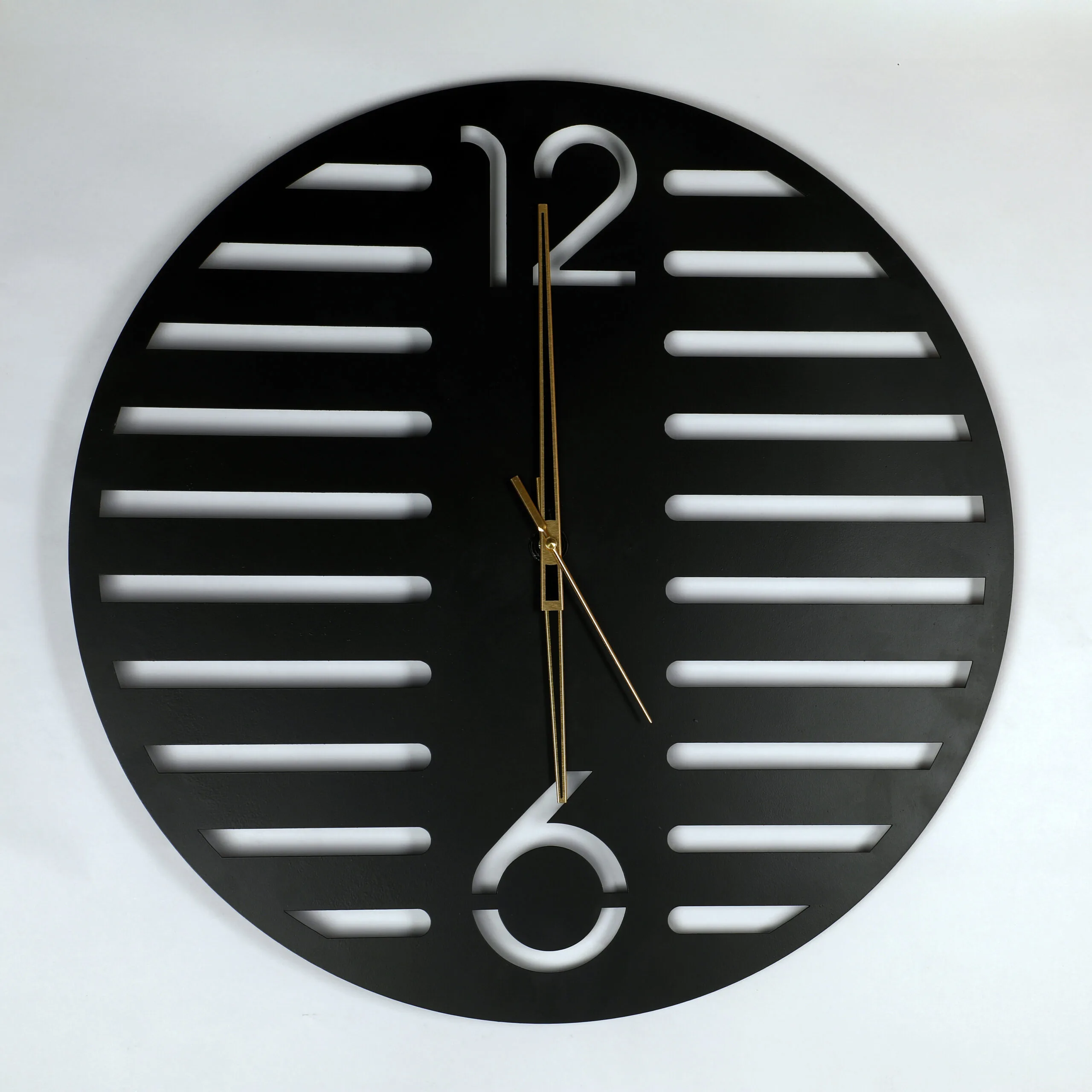 ShadowStripe Modern Wall Clock - image 8