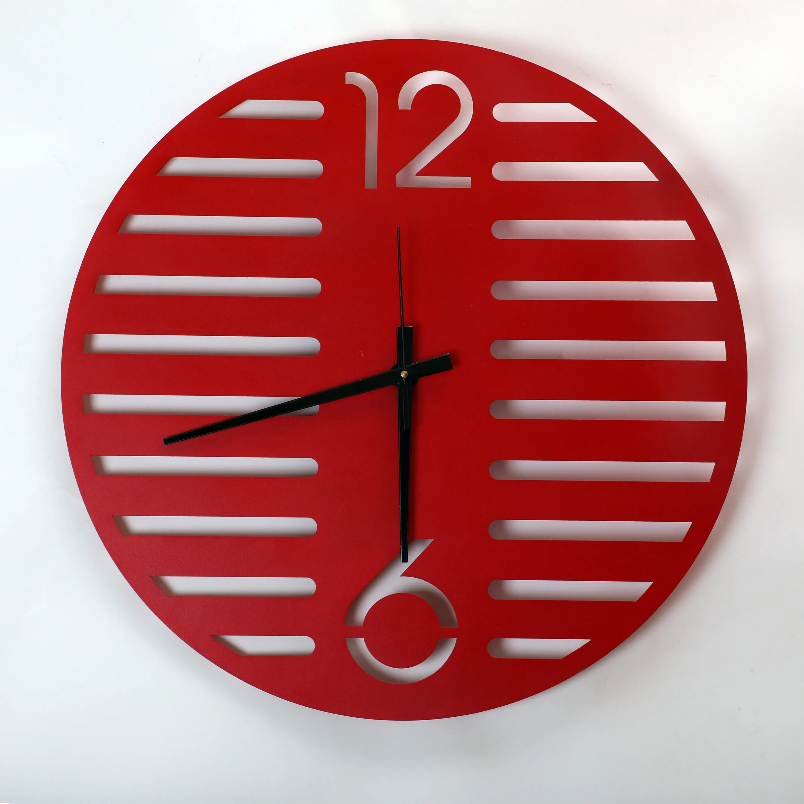 ShadowStripe Modern Wall Clock - image 9