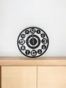 OrbitEdge Classic Metal Wall Clock – 20 Dual Ring Design