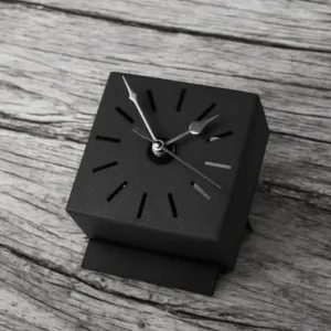 Matte Cube Table Clock