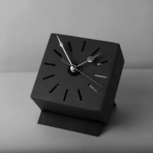 Matte Cube Table Clock