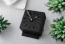 Matte Cube Table Clock