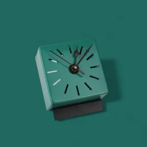 Matte Cube Table Clock