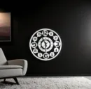 OrbitEdge Classic Metal Wall Clock – 20 Dual Ring Design
