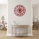 OrbitEdge Classic Metal Wall Clock – 20 Dual Ring Design