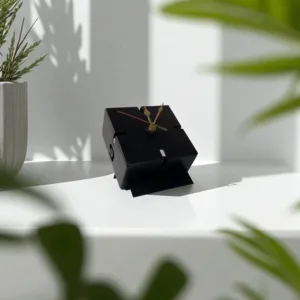 Modern Minimalist Block Table Clock