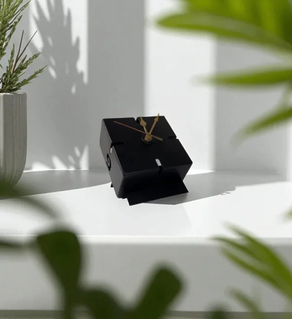 Modern Minimalist Block Table Clock