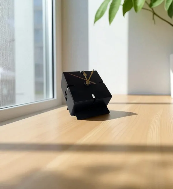Modern Minimalist Block Table Clock - Image 4