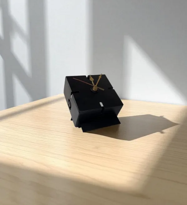 Modern Minimalist Block Table Clock - Image 2