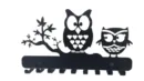 Owl Metal Key Holder – 25cm x 13cm, 9 Hooks