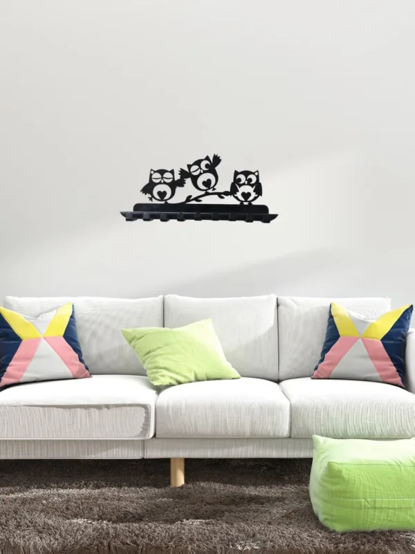 Trio Owl Multipurpose Key Shelf Hanger - Image 2